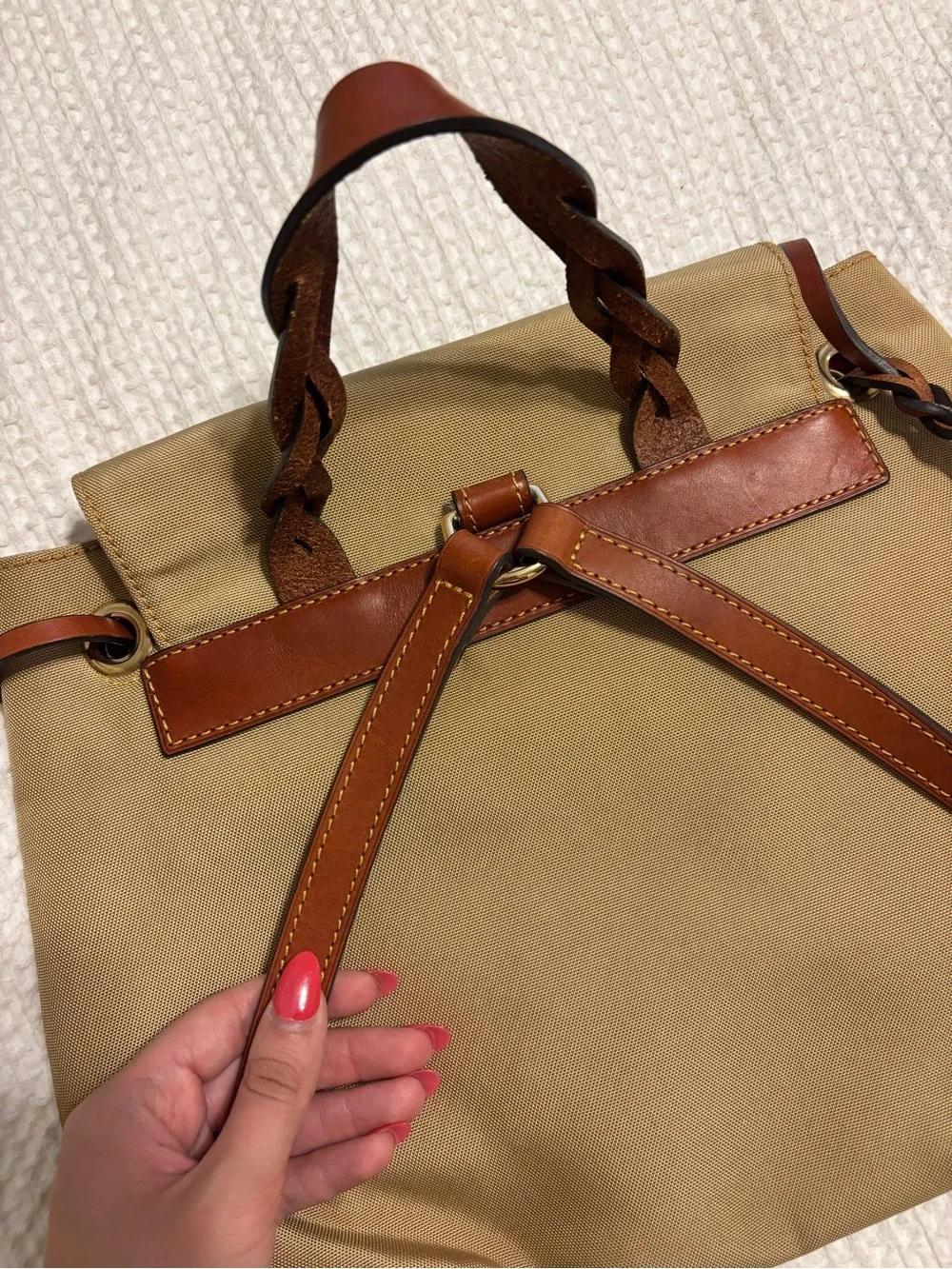 Dooney & Bourke structured canvas