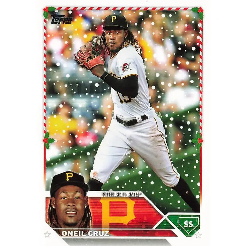 2023 Topps Holiday Oneil Cruz H158 Pittsburgh Pirates