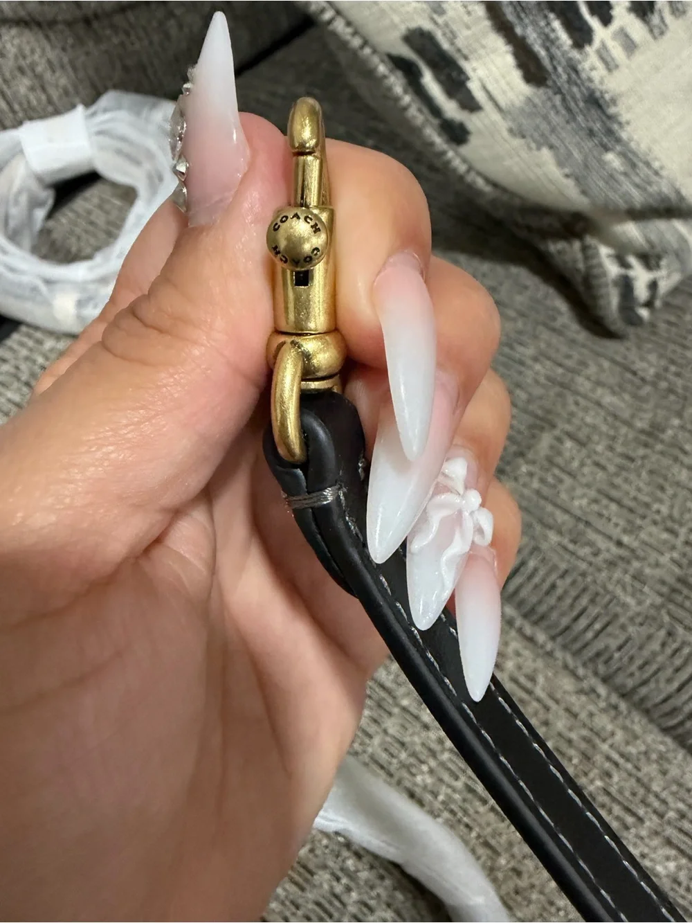 Coach length easy leather