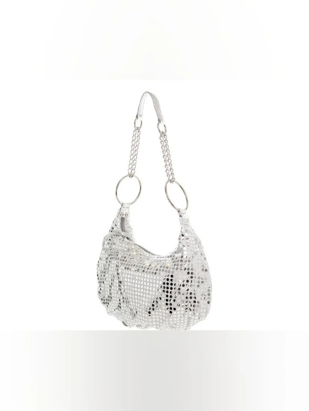 N/A shimmering silver
