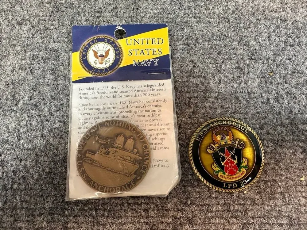 USS Anchorage LPD 23 U.S. Navy Challenge Coin Northwest Territorial Mint