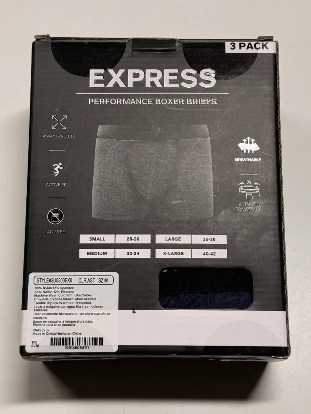 Express waist •	multi •	88%
