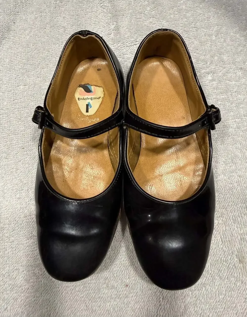 Toddletime black patent