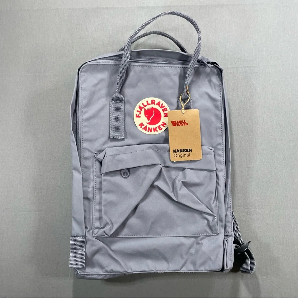 NWT Fjallraven Kanken Original Backpack; Flint Gray; Travel/Work/School