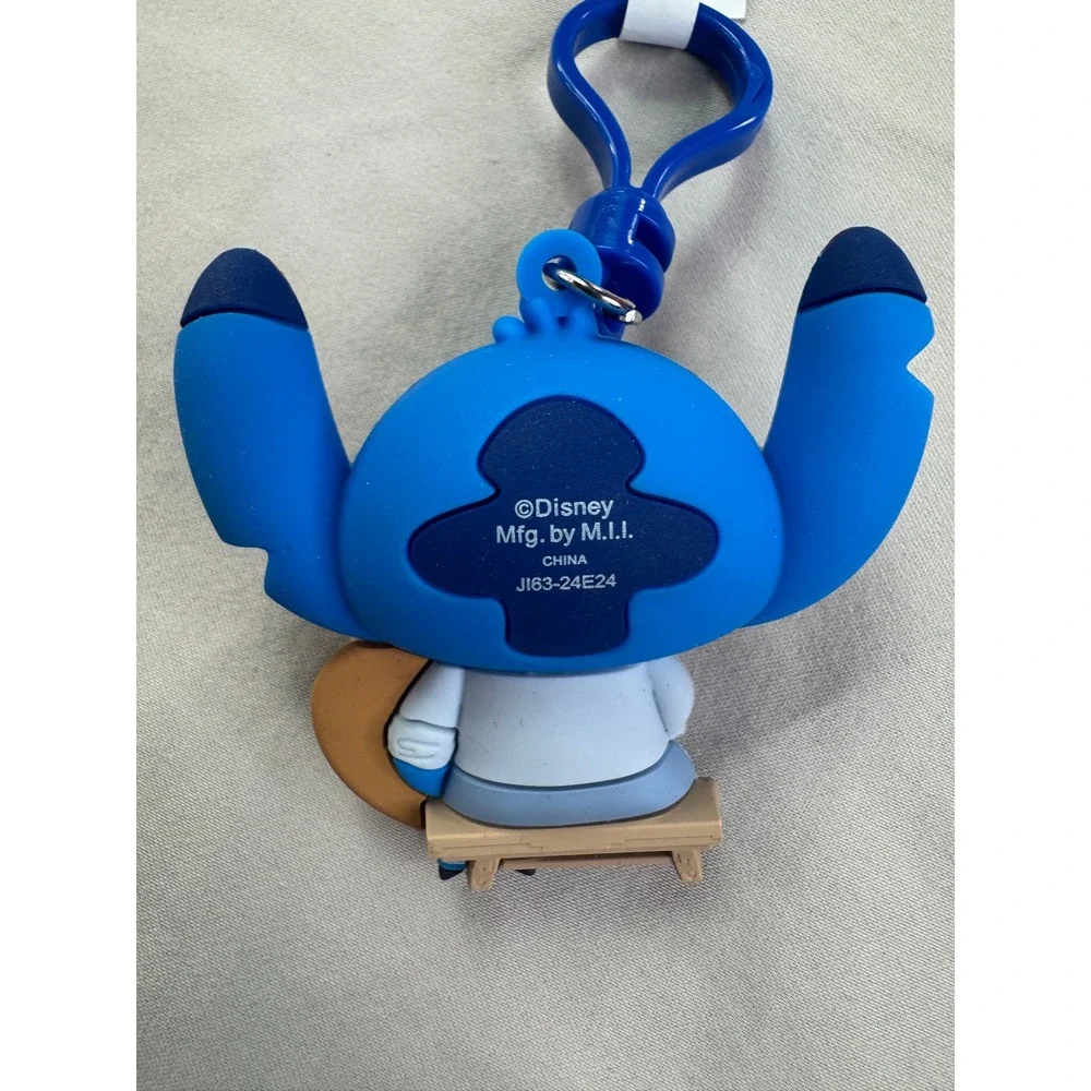 Disney‎ Lilo & Stitch Artist Painter Stitch 3D Foam Bag Clip Keychain New