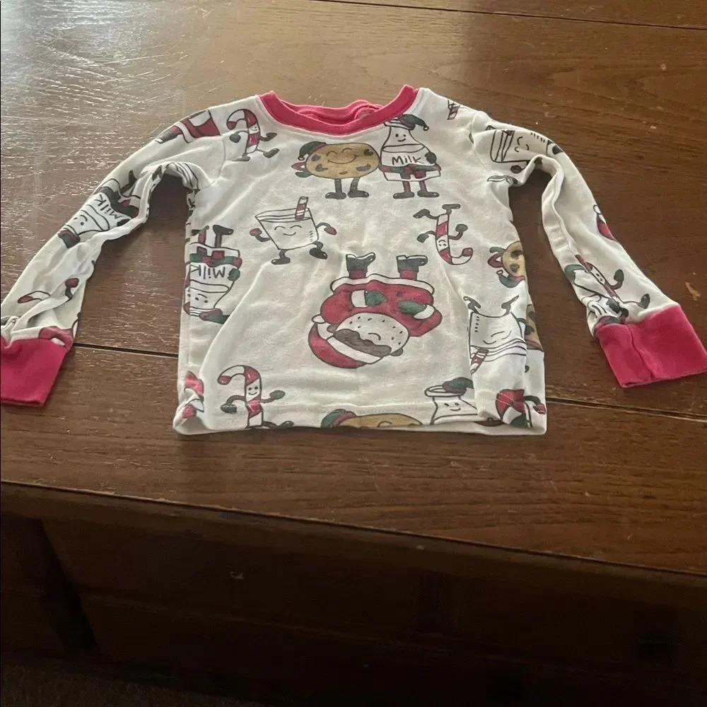 Carter's Red and White Pajama Top