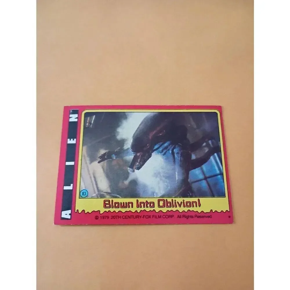 Vintage Collectible 1979 Alien Trading Card #83 20th Century Fox Raw Ungraded