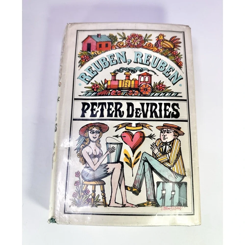 REUBEN RUEBEN. PETER DE VRIES. 1ST EDITION 1964. HARDBACK JACKET‎ VINTAGE