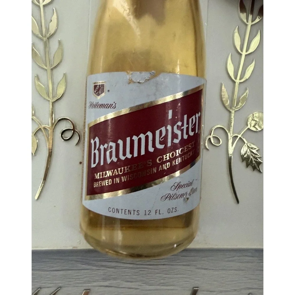 Vintage‎ Braumeister Beer 3D Molded Plastic Sign Milwaukee's Choicest Breweriana