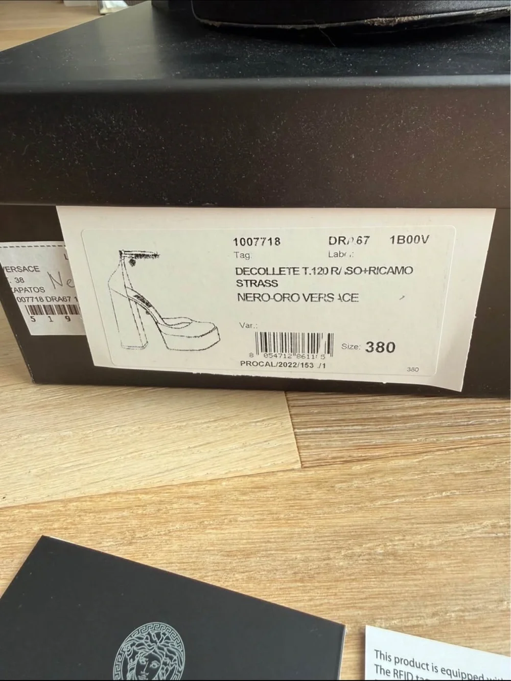 Versace chunky platform