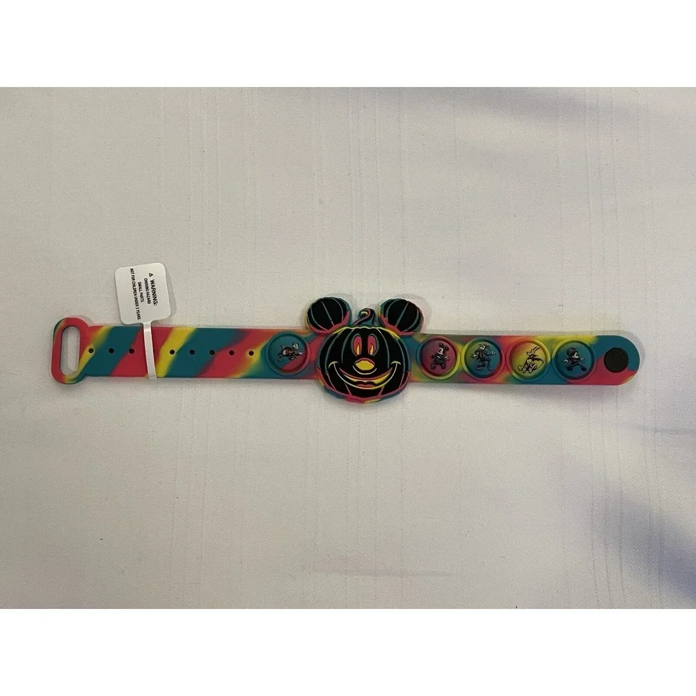 NEW Walt Disney Parks Halloween Mickey & Friends Fidget Pop It Band‎ Bracelet