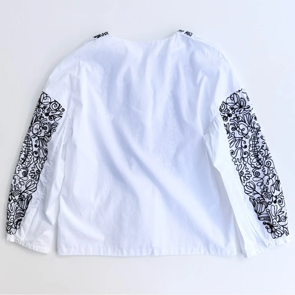 Tory Burch last embroidered