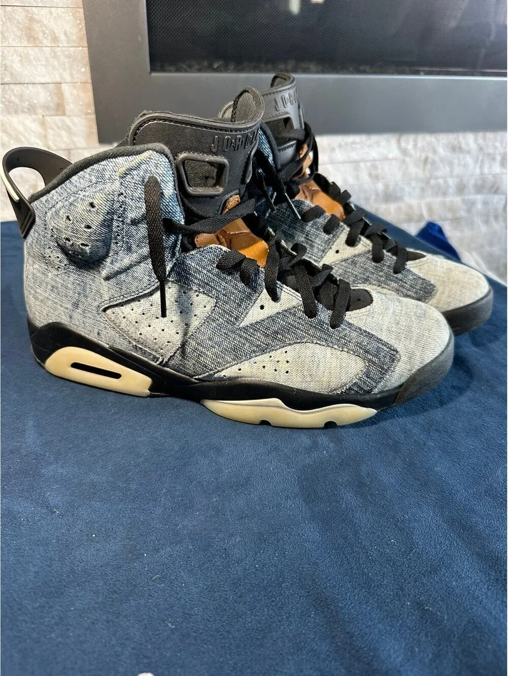 Air Jordan 6 Retro Washed Denim CT5350-401 Men’s Size 10.5 Nike AJ6