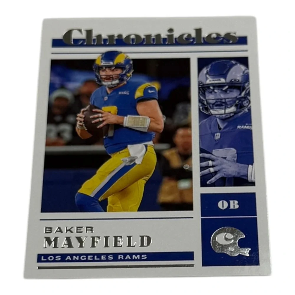 2022 Panini Chronicles Baker Mayfield Los Angeles‎ Rams No. 31 Football Card QB