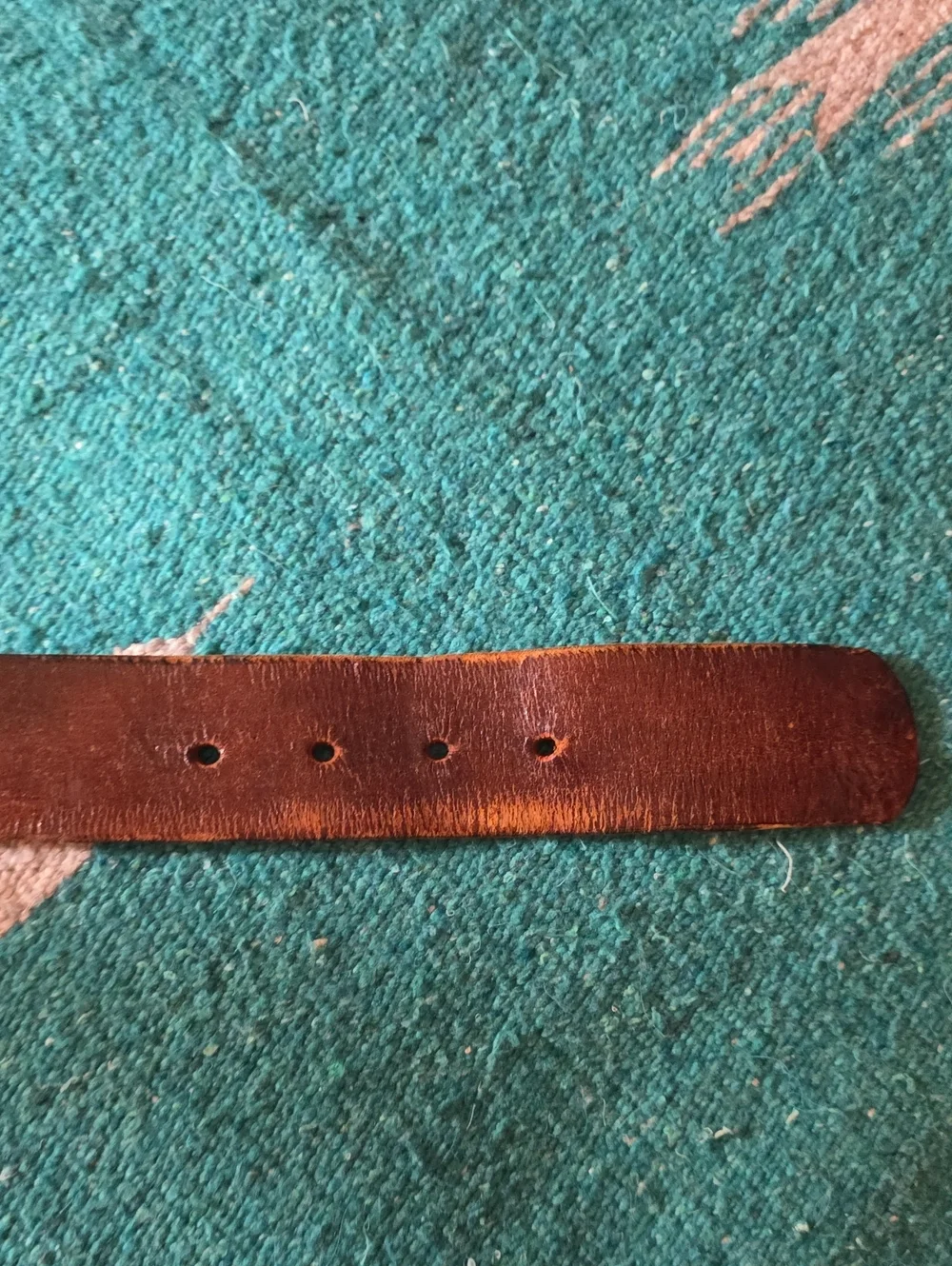 Vintage tooled leather