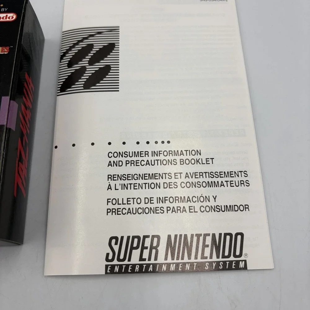 Taz-Mania (Super Nintendo Entertainment‎ System, 1993) Box Only