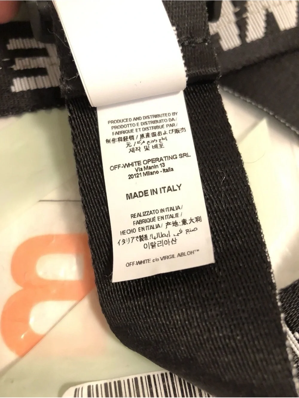 Off-White purchased ssense