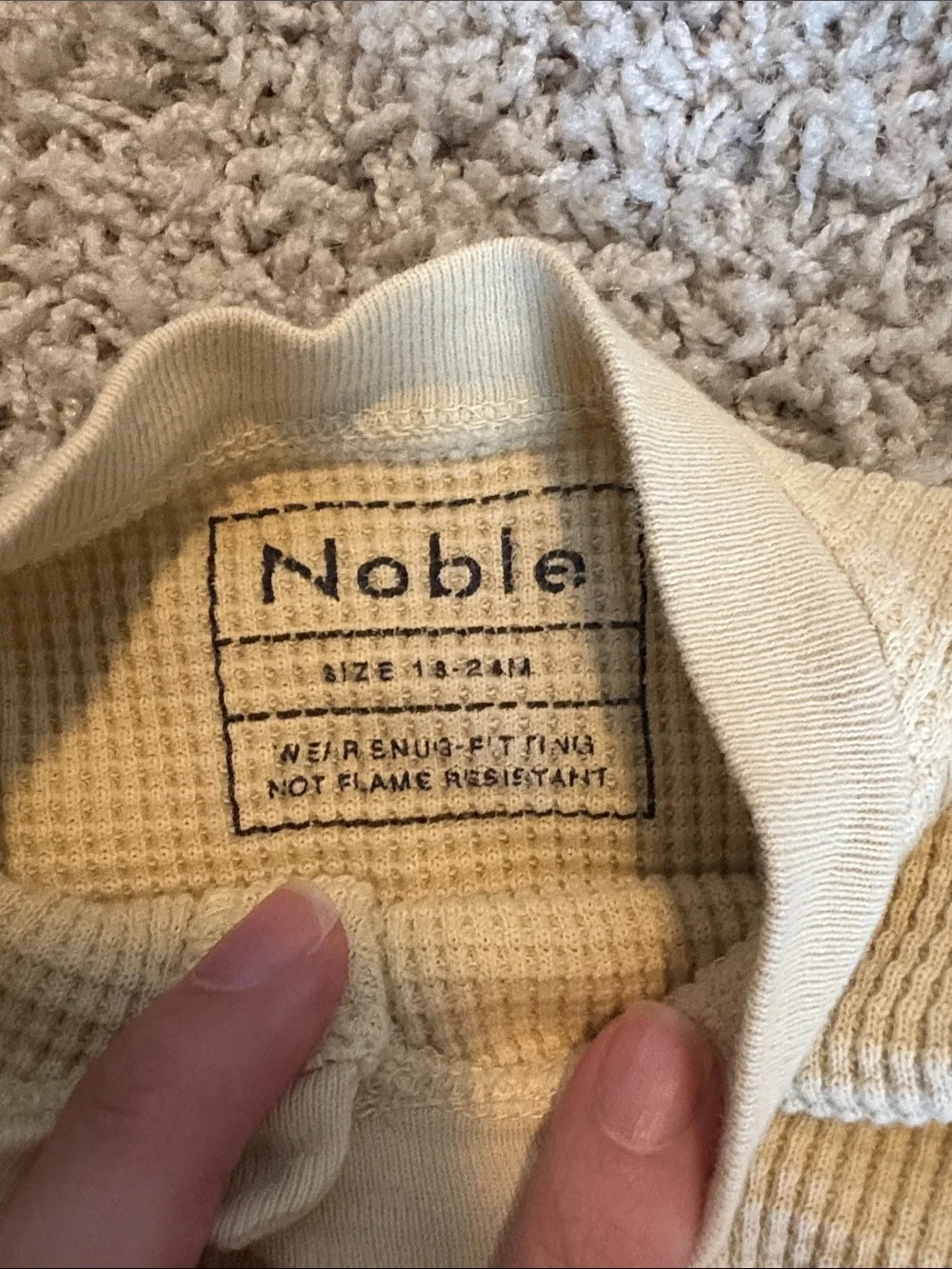 Noble Organics soft waffle