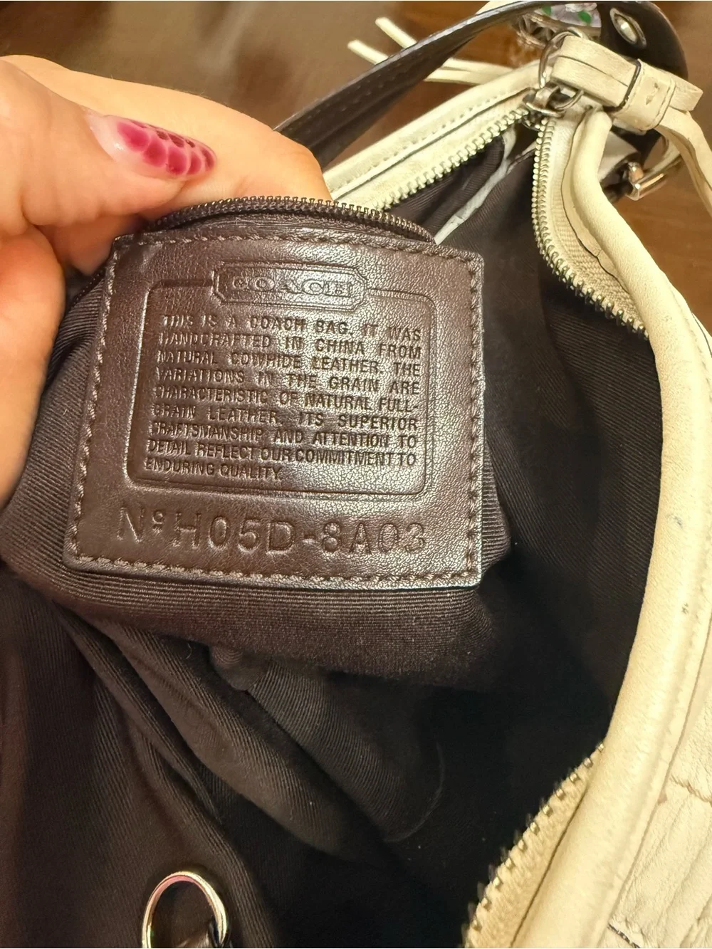 Coach offers strap