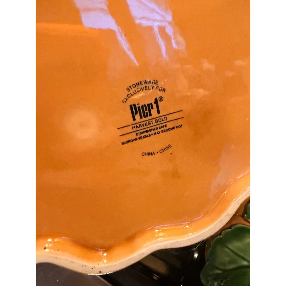 Pier 1 ceramic pumpkin