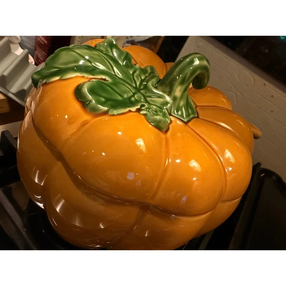 Pier 1 ceramic pumpkin