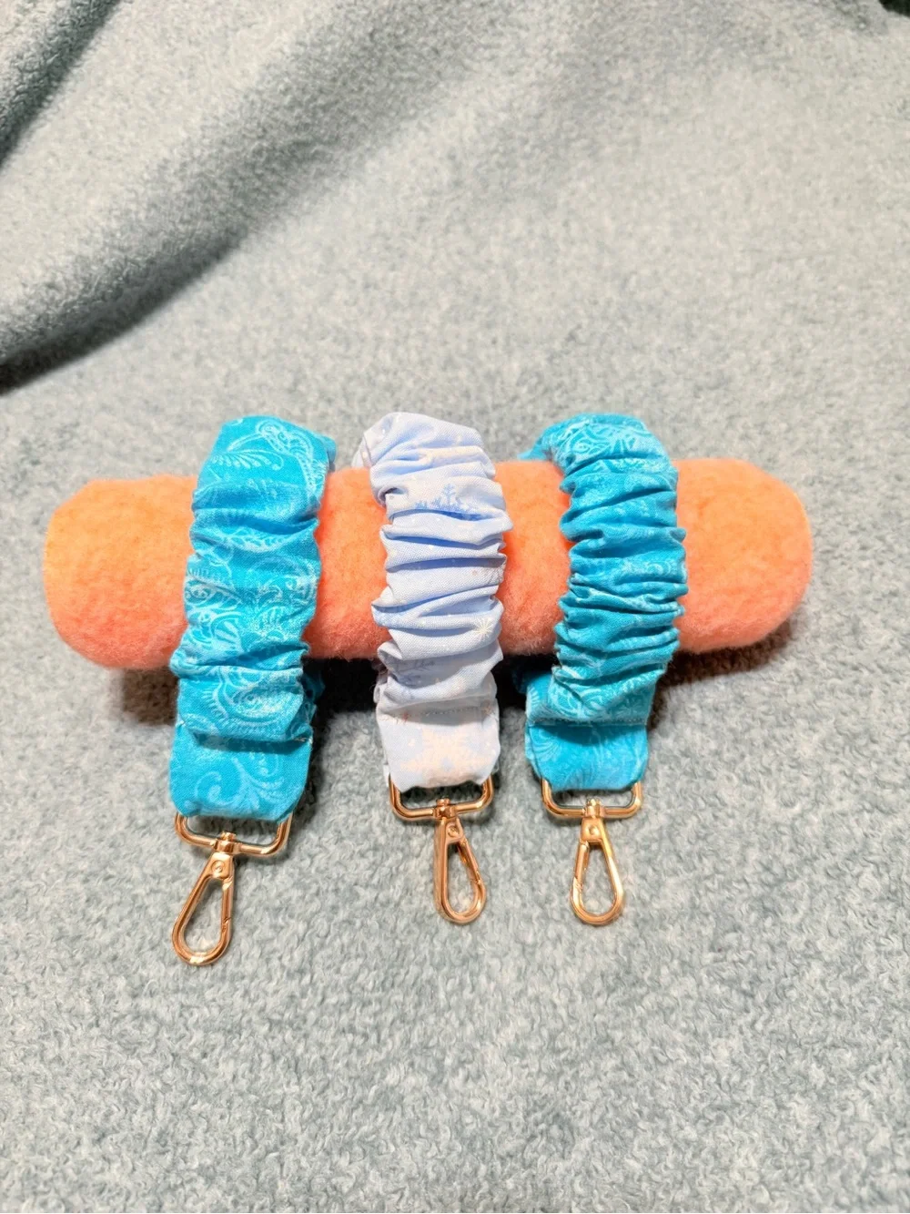 Handmade scrunchy wristband