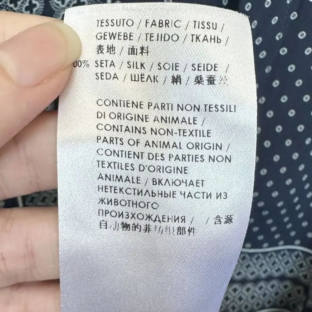 Gucci silk twill