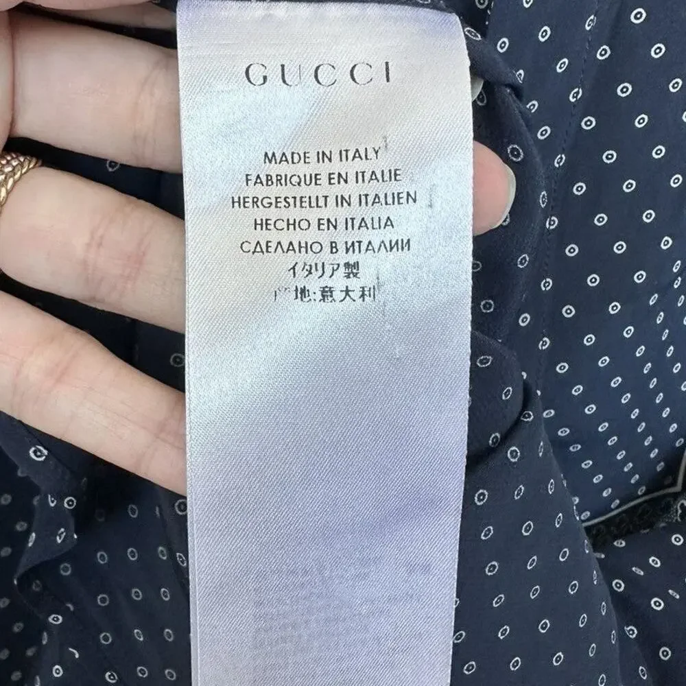 Gucci silk twill