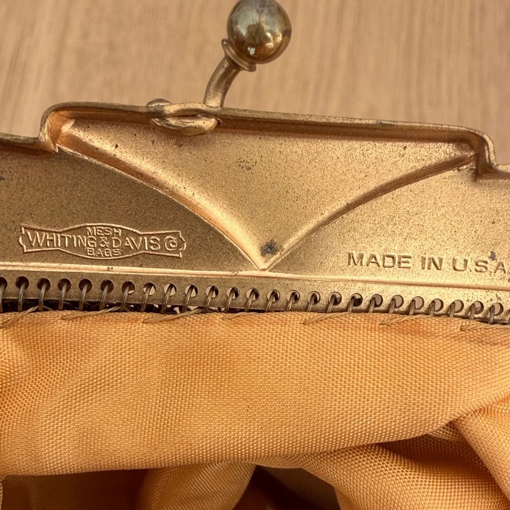 Whiting & Davis chic gold