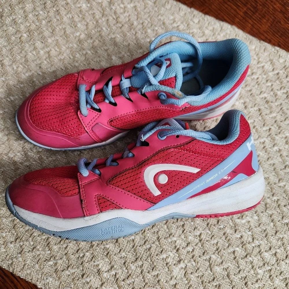 3/$25 Girls Head tennis sneakers size 5.5