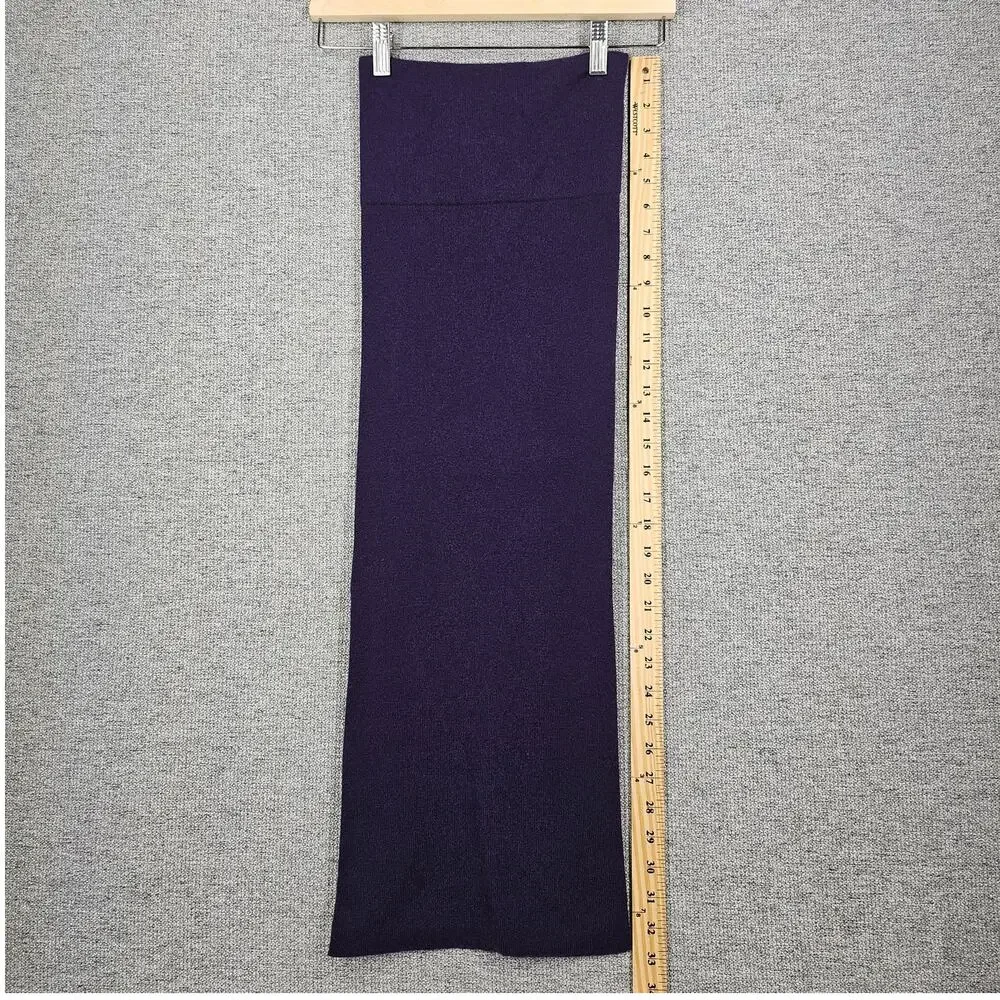 LES COPAINS VINTAGE CASHMERE PURPLE KEYHOLE SCARF – MADE IN ITALY – 36