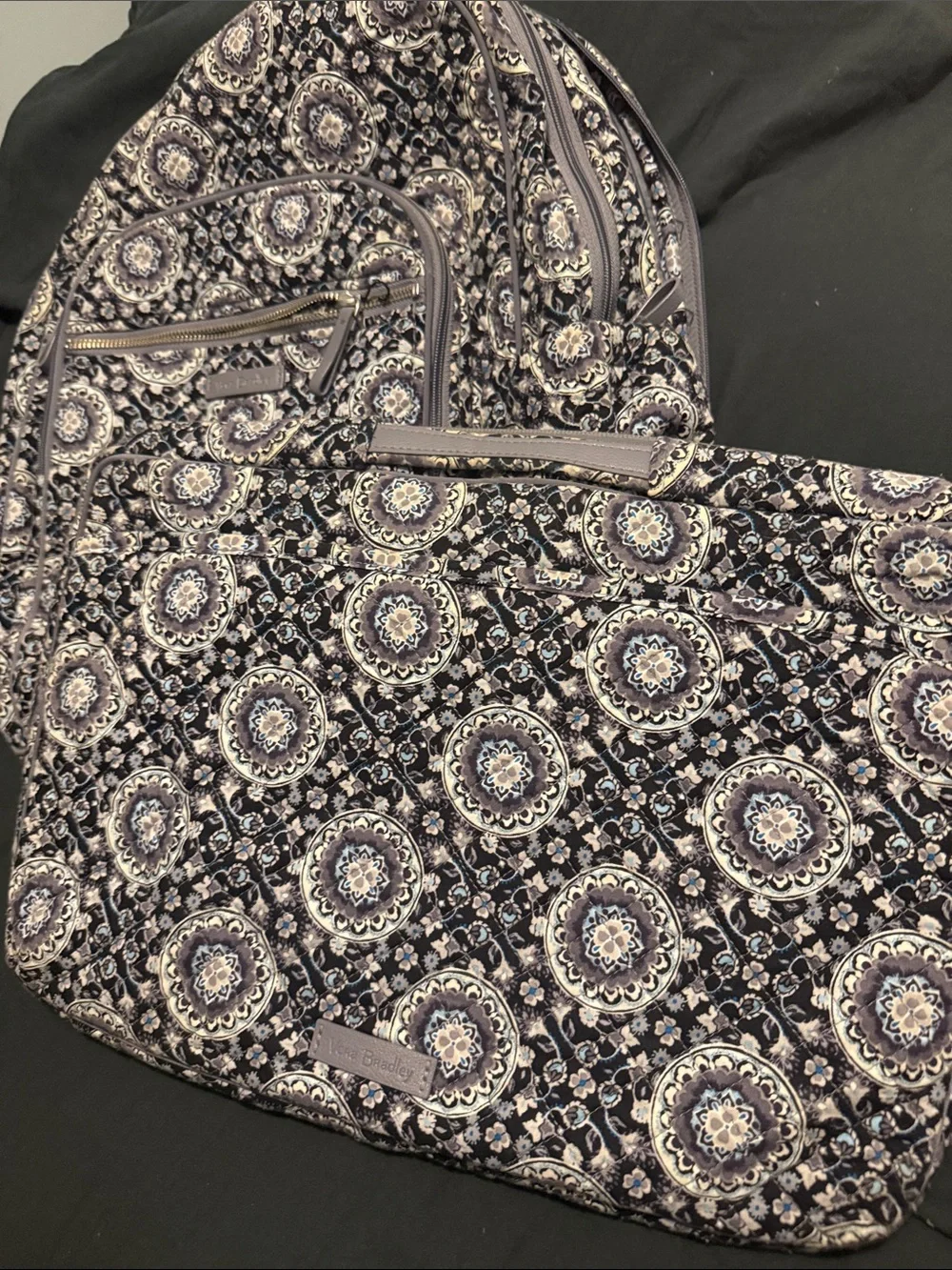 N/A quilted backpack