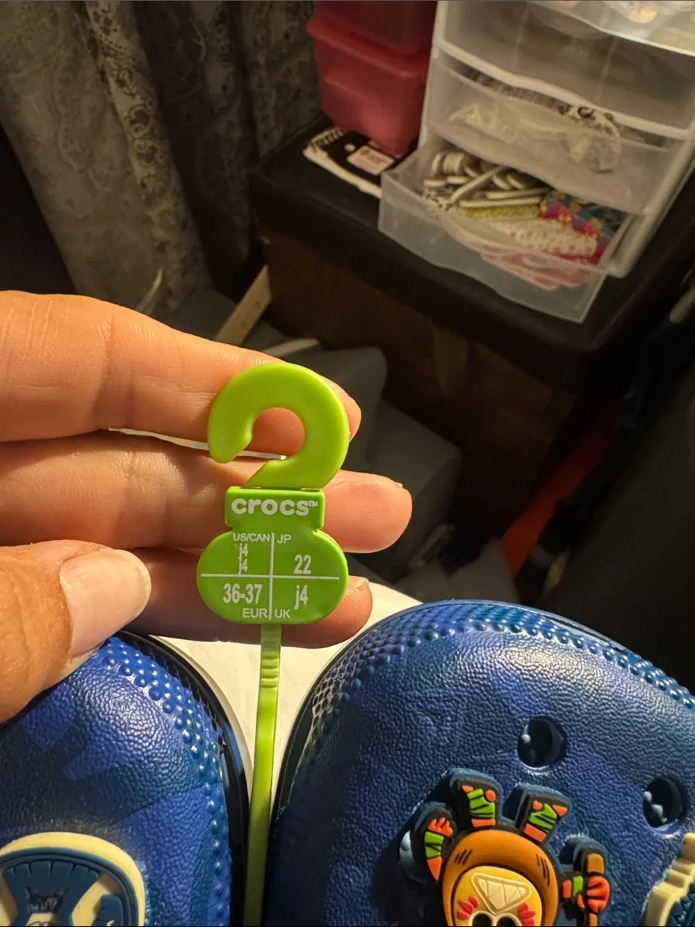 CROCS bright blue
