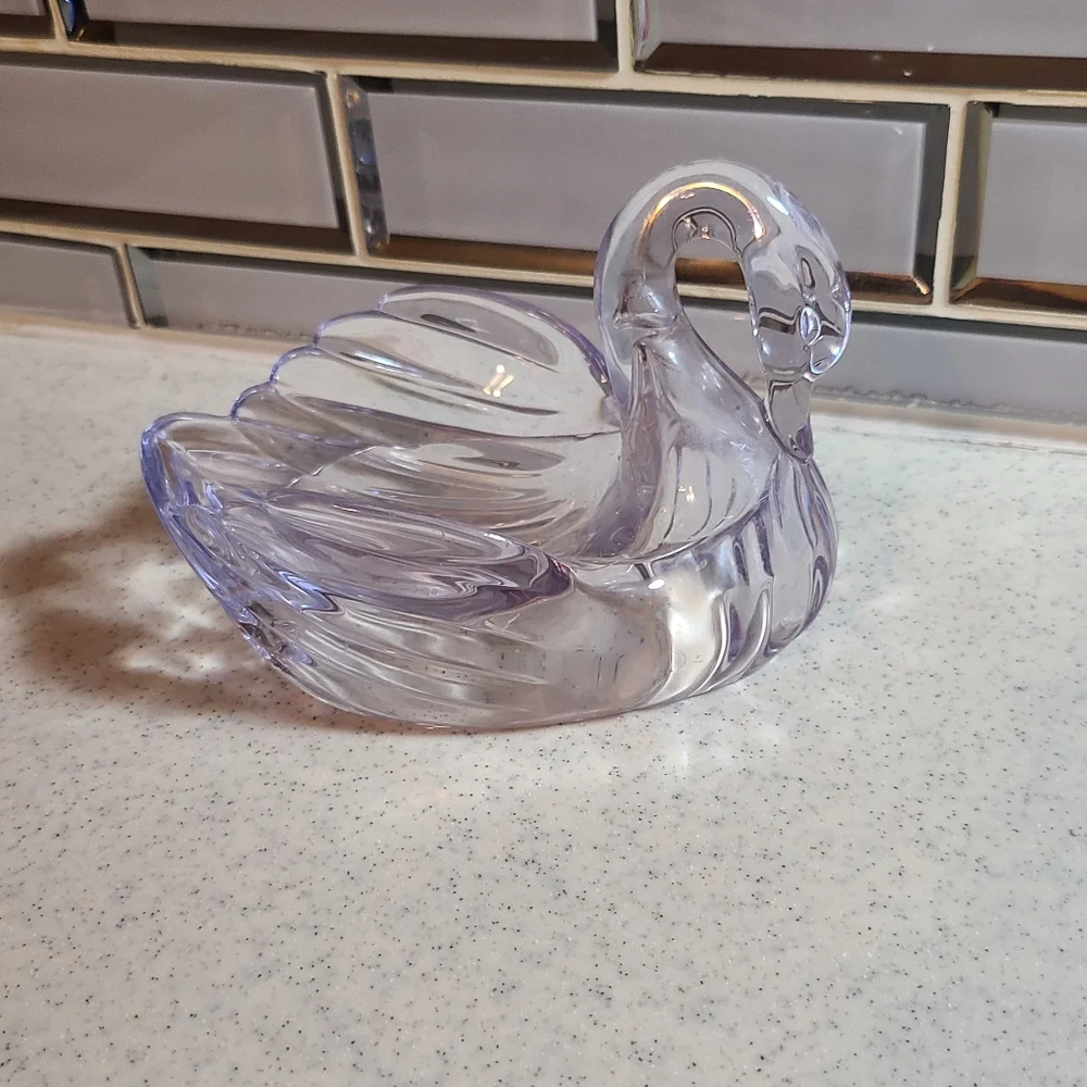 Vintage clear plastic