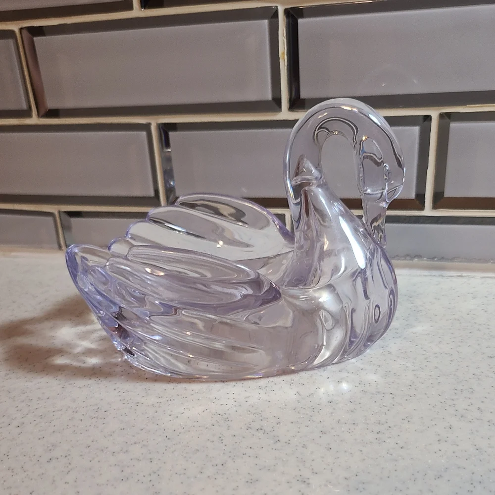 Vintage clear plastic