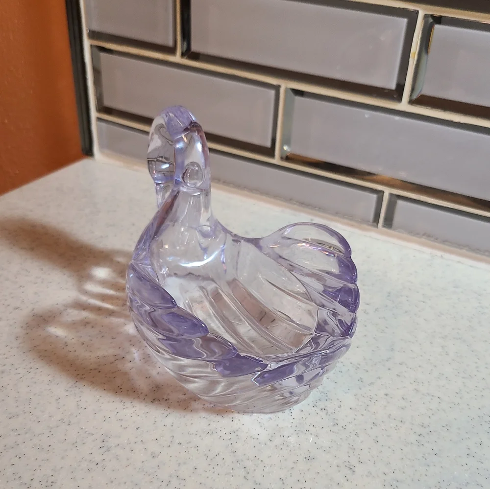 Vintage clear plastic