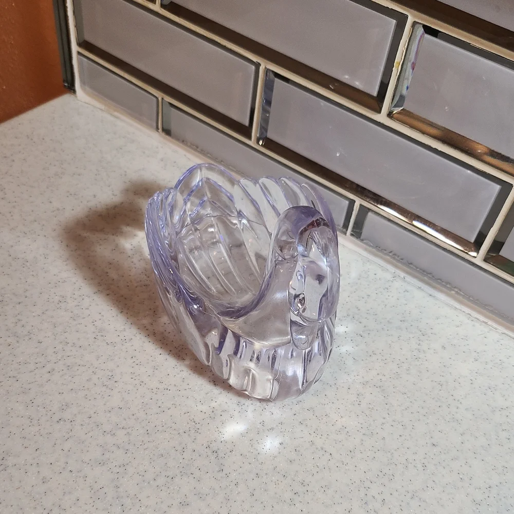 Vintage clear plastic
