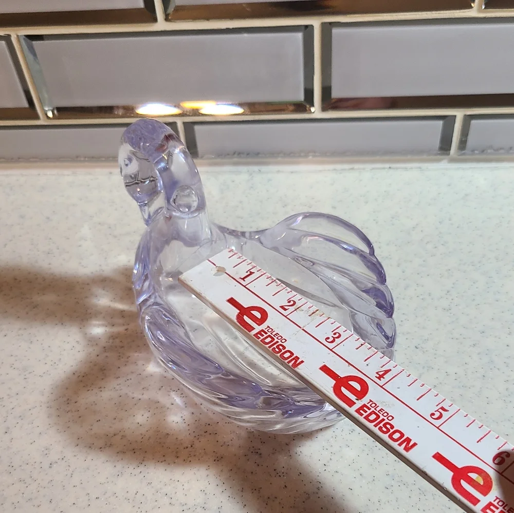 Vintage clear plastic