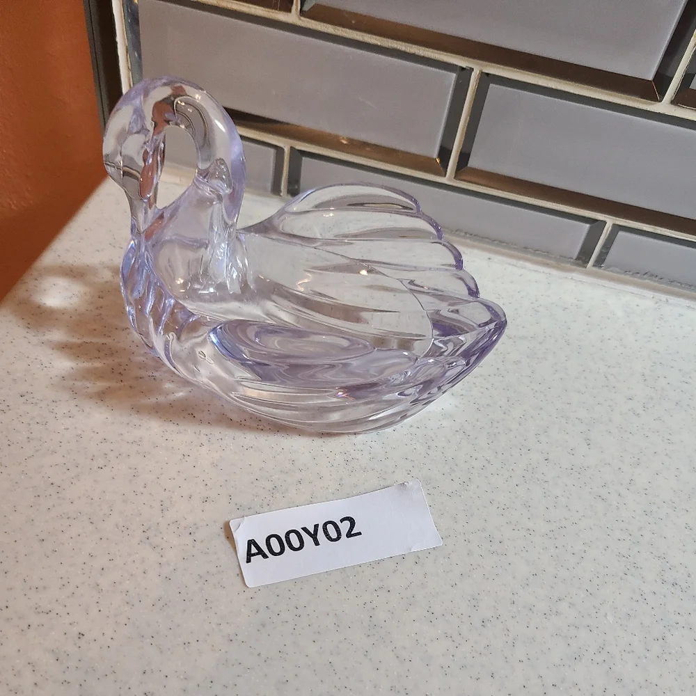 Vintage clear plastic