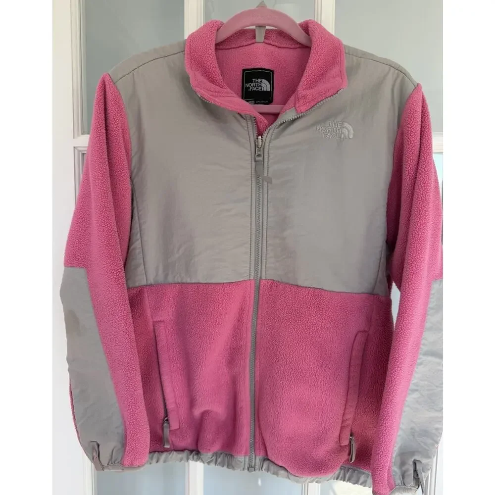 Girl's The North Face Jacket Denali Fleece Full Zip Jacket,‎ Pink, XL