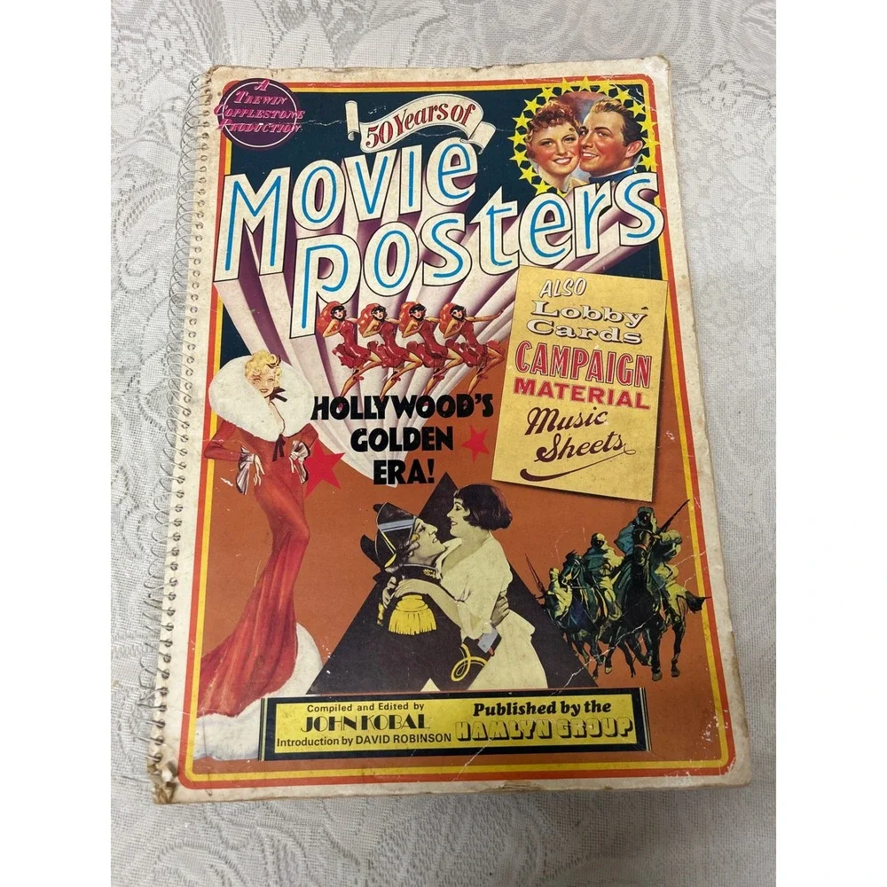 50 Years of Movie Posters‎ Hollywood Golden Era John Kobal Hamlyn 1973 Book