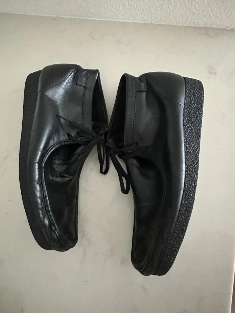 Clark’s Men's Wallabee Leather Chukka Boots Black 10.5