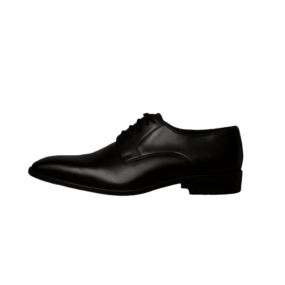 CALVIN‎ KLEIN Earl Dress Shoes Black Leather Lace-Up Men's Size 12 Formal
