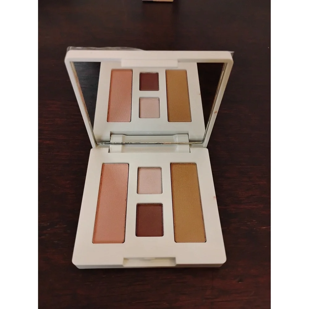 Clinique Face Eye Palette Sunkissed Bronzer‎ Pink Blush Rose Wine Eyeshadow Duo
