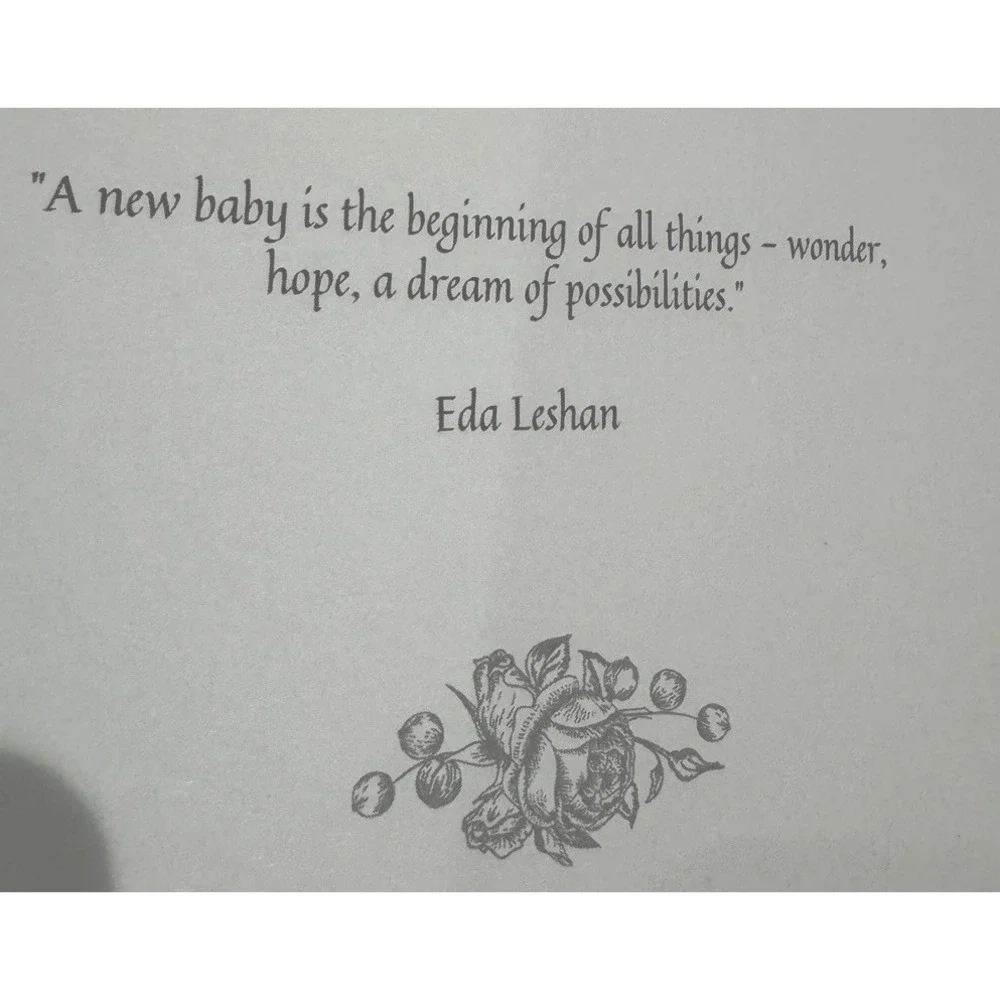 KeaBabies Blossom Pregnancy Journal Memory Book Baby‎ Milestone Planner NWOB