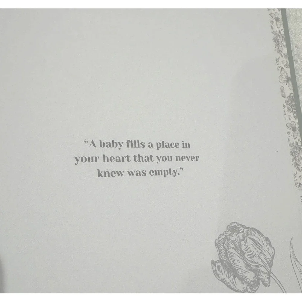 KeaBabies Blossom Pregnancy Journal Memory Book Baby‎ Milestone Planner NWOB