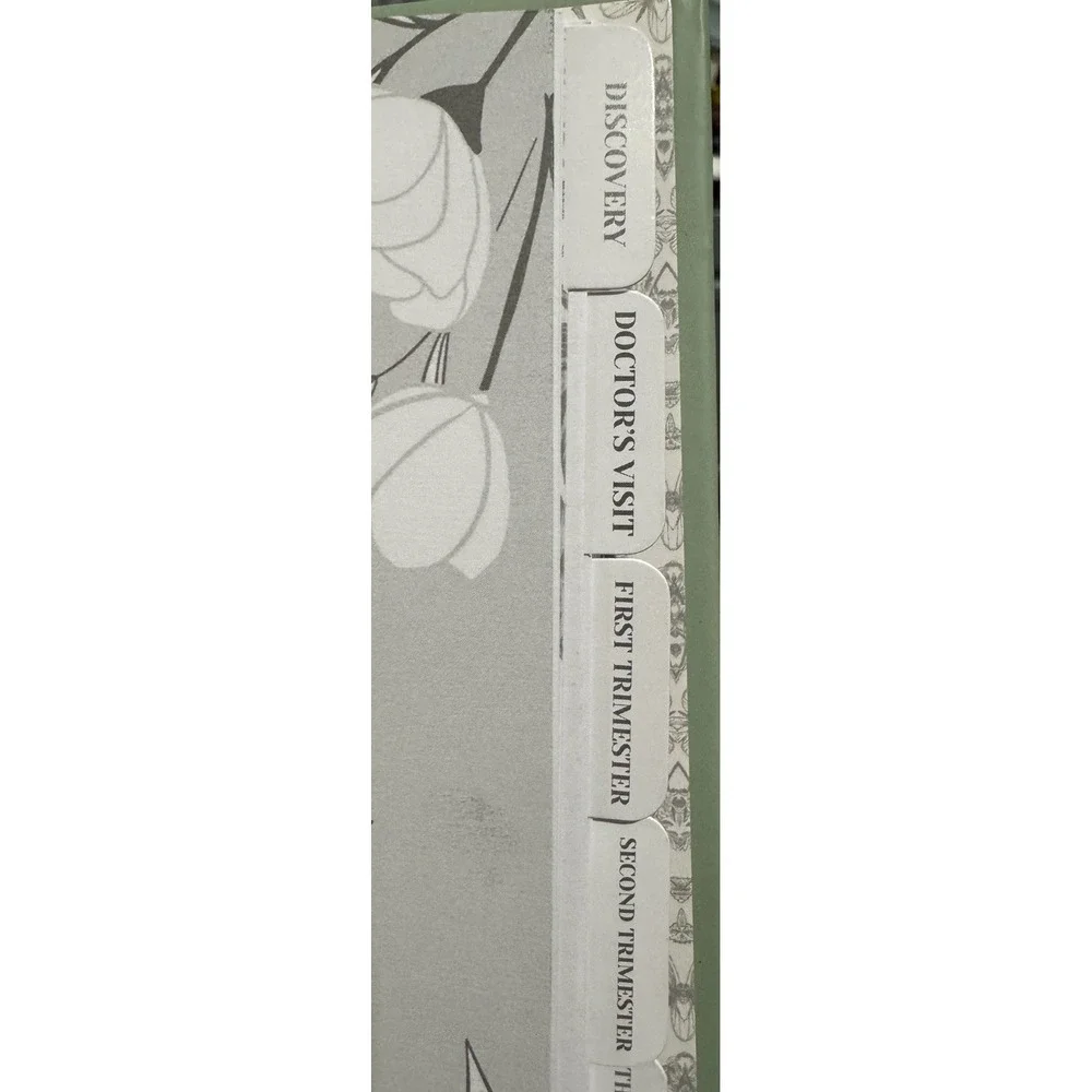 KeaBabies Blossom Pregnancy Journal Memory Book Baby‎ Milestone Planner NWOB