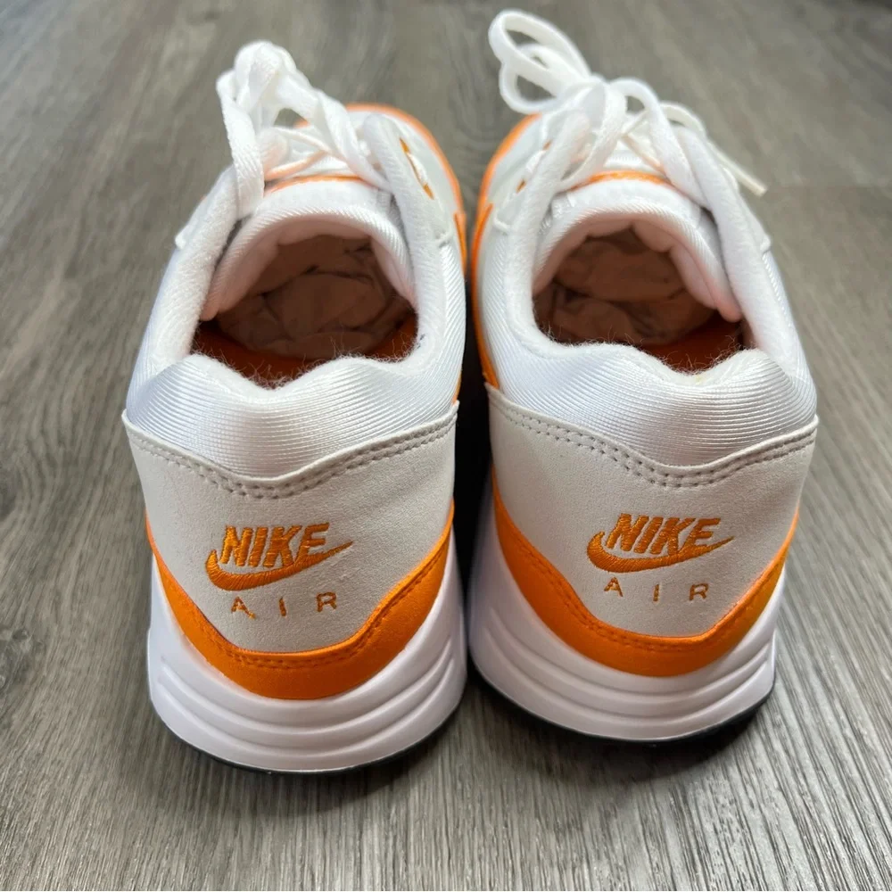 New Nike Air Max 1 ‘86 OG Mens Sz 11 Golf‎ Shoes White Ceramic Orange DV1403-118