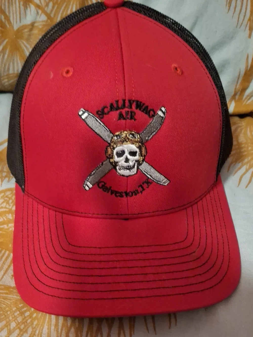 Unisex Red Trucker Cap