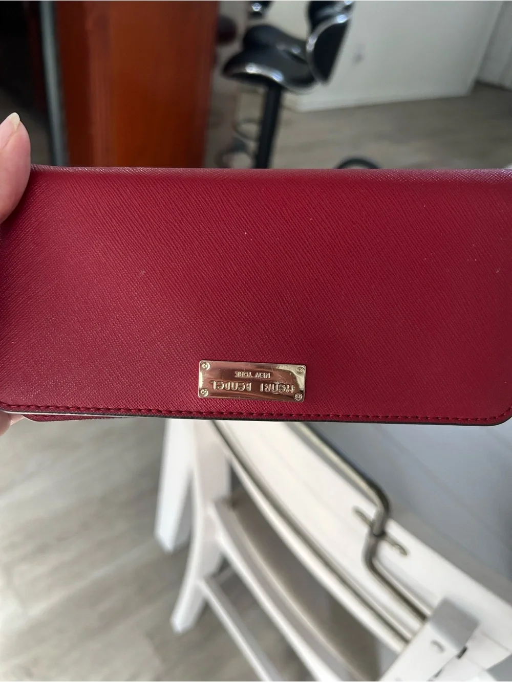 henri bendel structured saffiano